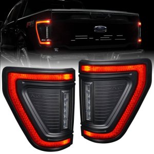 Ford F-150 LED Tail Lights - Rear - ORACLE Lighting - Flush Style - `21-`24